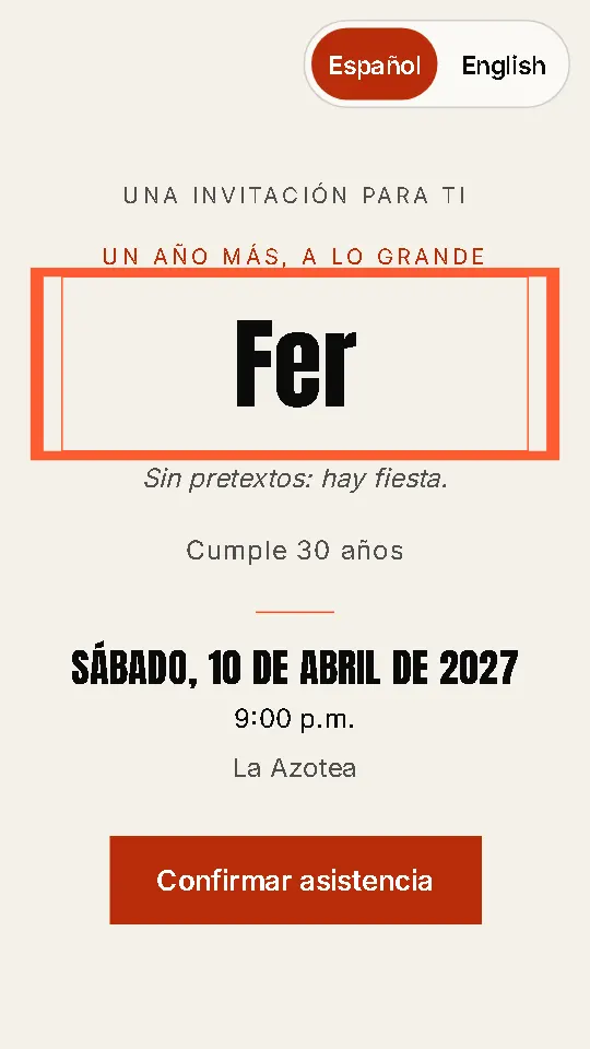 Letras grandes