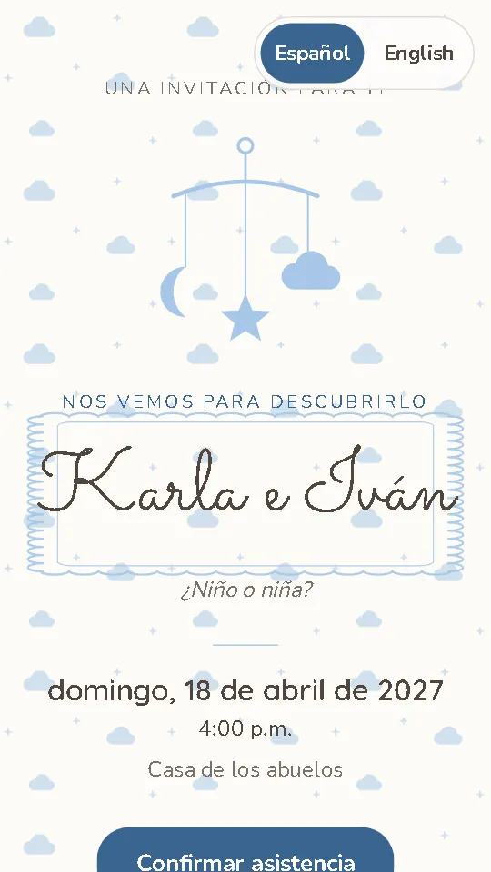 ¿Niño o niña?
